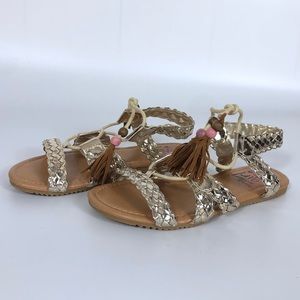 Olivia Miller Girl Gladiator Sandals Size 13